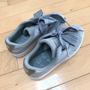 Puma Suede Heart Safari Grey